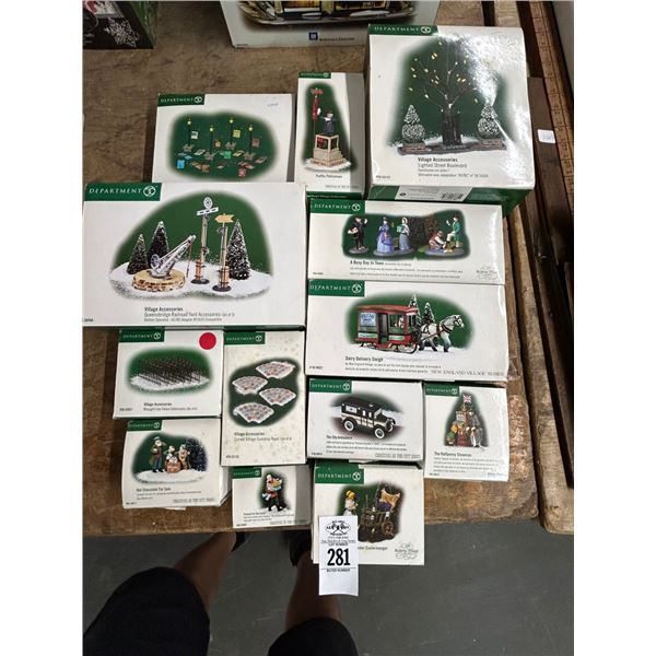 13-Dept. 56 Village Accessory - 13 X $