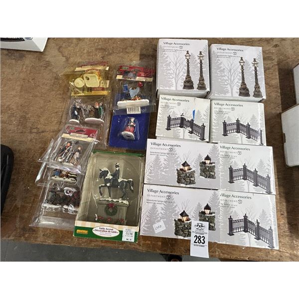 16-Dept. 56 Village Accessory, Lemax Figurines - 16 X $