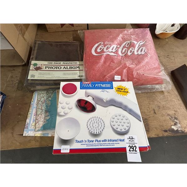 Heated Massager, Photo Albums, Coca Cola Inflatable, Maps