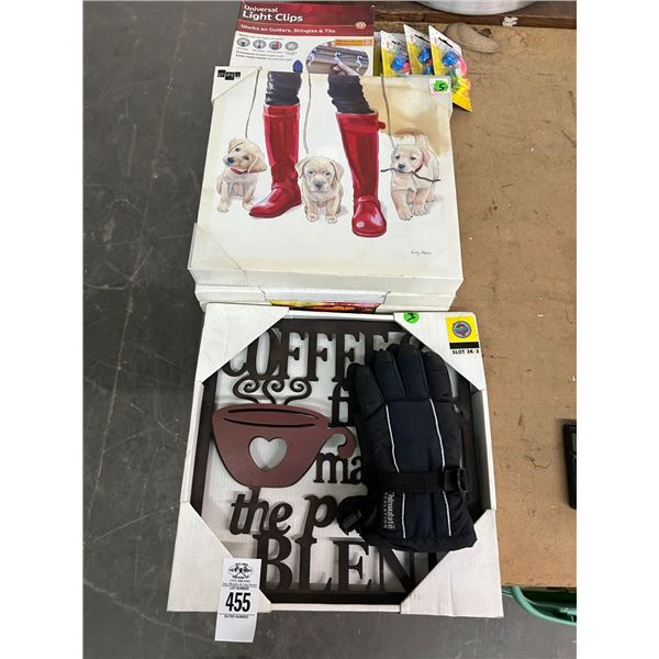 New Unframed Wall Art/Inspirations, Clips, Candles