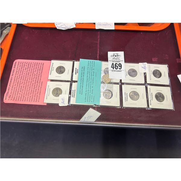 24K Goldplate Westward Journey Nickels/Others - 2 Sets