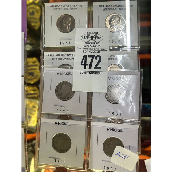 Uncirculated Jefferson Nickels 6, V-Nickels - 4