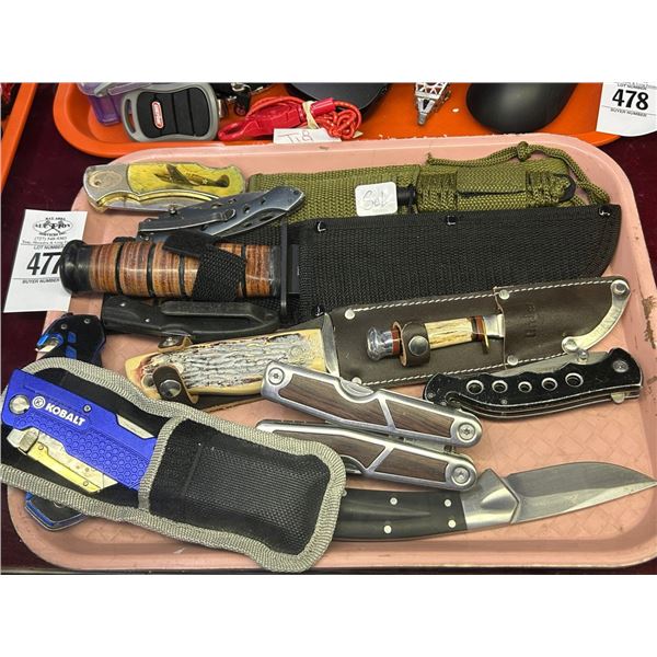 Pocket/Asst. Knives w/Sheaths