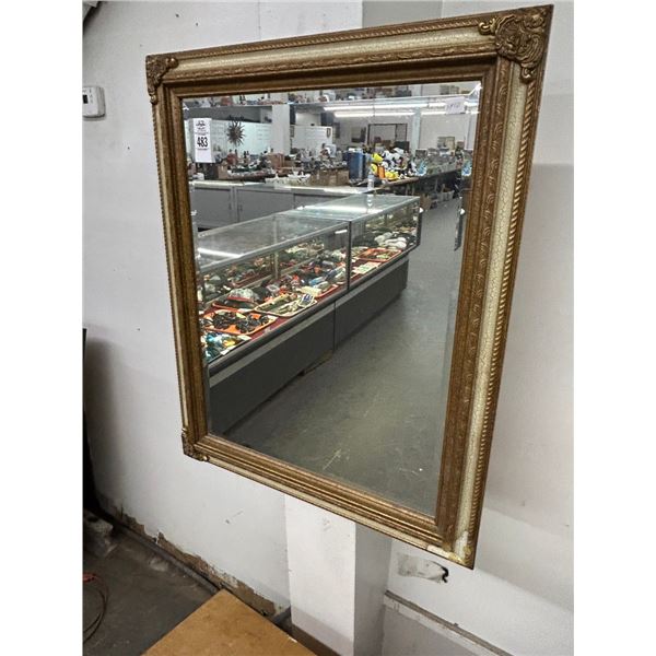 Ornately Framed Beveled Mirror - 20"  X  30"  - No Shipping