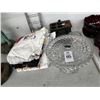 Image 4 : Salesman Sample Cast Stove, Asst. Collector T-Shirts, Bike/Luggage Rack, Cake Stand
