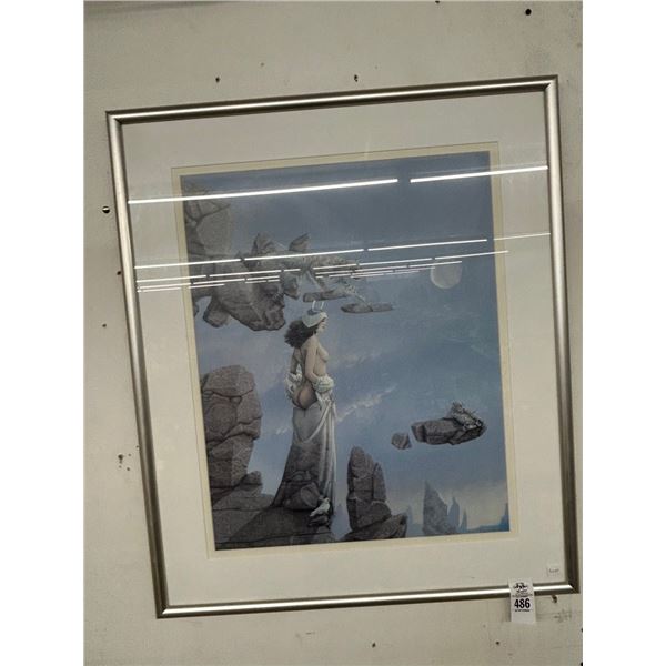 Fantasy Framed Wall Art - 24"  X  36"