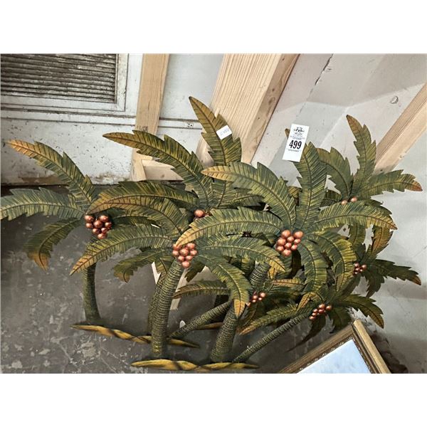 Metal Palm Tree Wall Art - 3