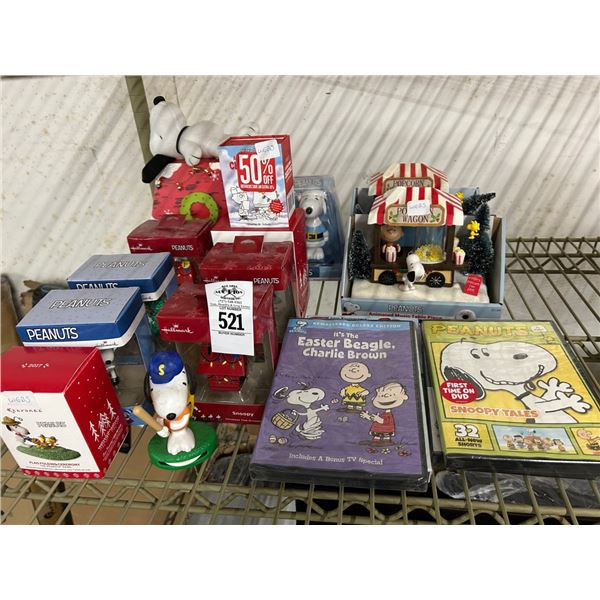 Peanuts, Ornaments,s DVD's Collectibles