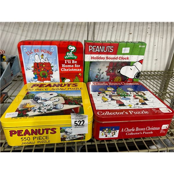 Peanuts Wall Clock, Collector Puzzles