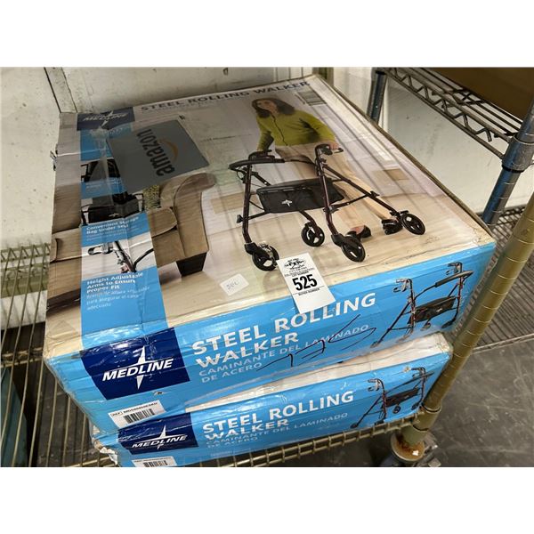 2-Medline Rolling Walkers - 2 X $