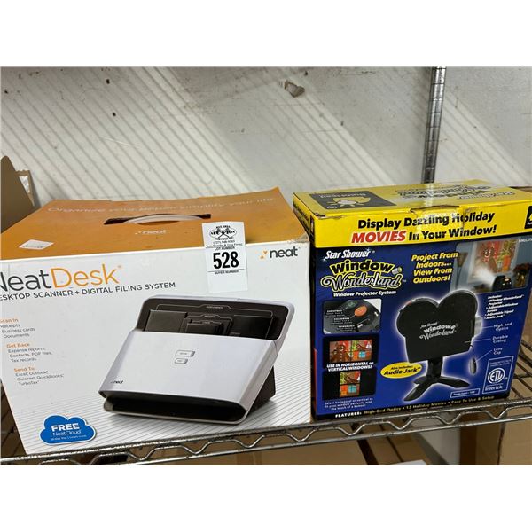 Neat Desk Scanner/Filer, Window Projector