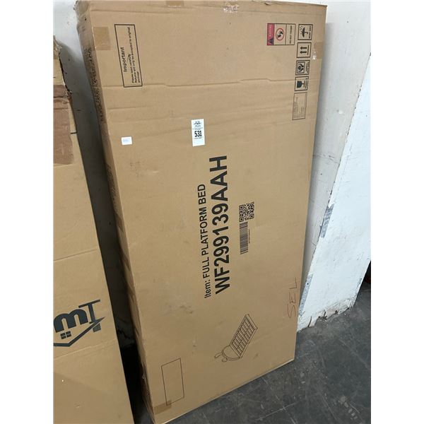 Full Platform Bed - Needs Assembly