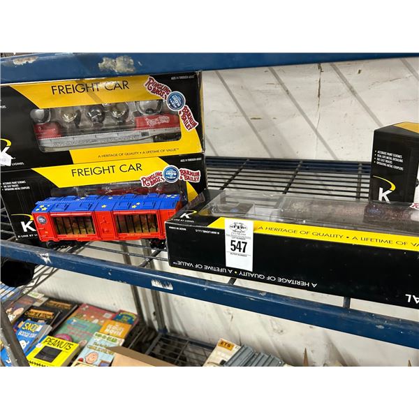 Ringling Brothers Barnum Bailey Die Cast Truck/Train Cars