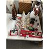 Image 1 : Snowman, Trees, Santa, Christmas Décor