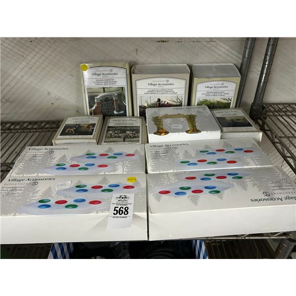 11-Dept. 56 Village Accessory - 11 X $