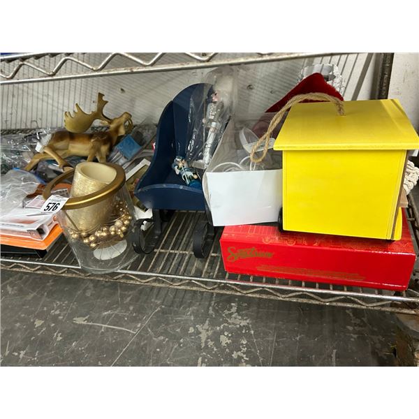 Asst. Christmas Figurines, Décor - Bottom Shelf