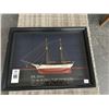 Image 1 : Tall Ship Model Shadow Box Wall Art