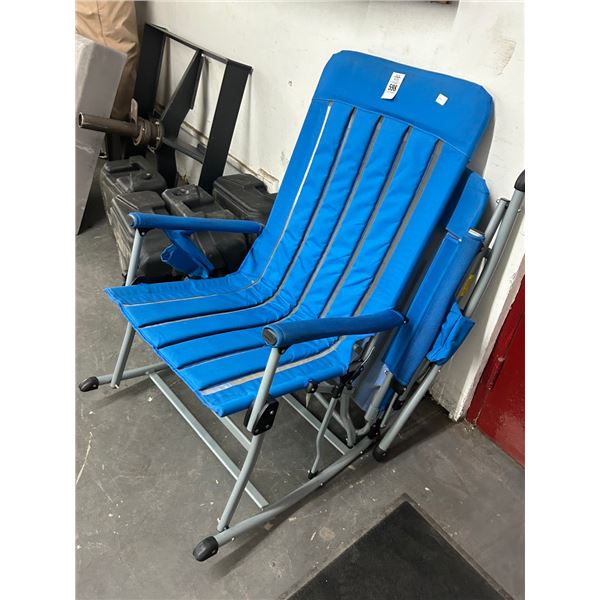 Folding Patio Rockers - Pair