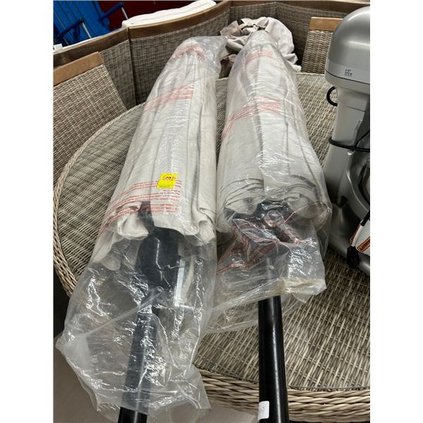 Beige Patio Umbrellas - Pair