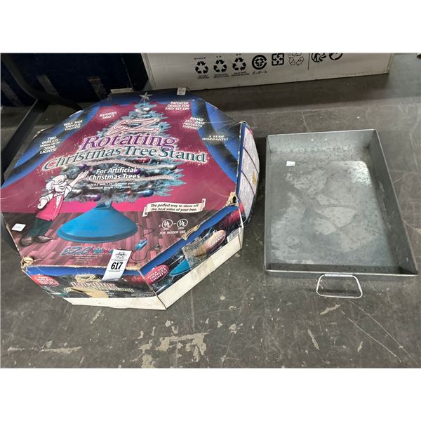 Rotating Christmas Stand, Tray