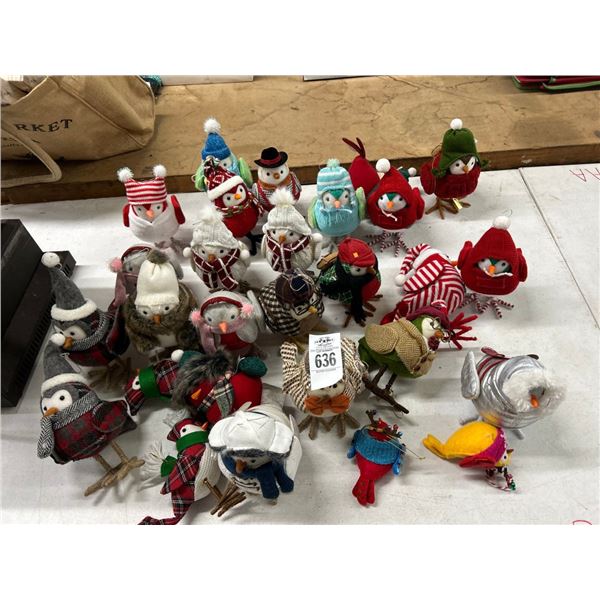 Holiday Plush Birds Collection