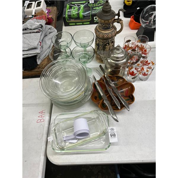 Pyrex Bakeware, Divided Dish, Picture, Glassware Stein, More