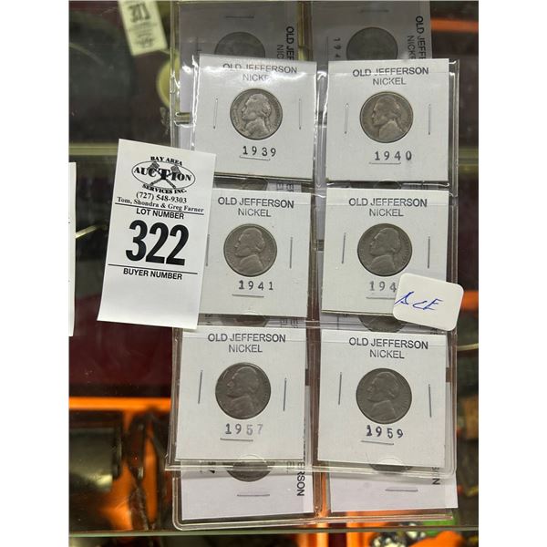 Old Jefferson Nickels - 14