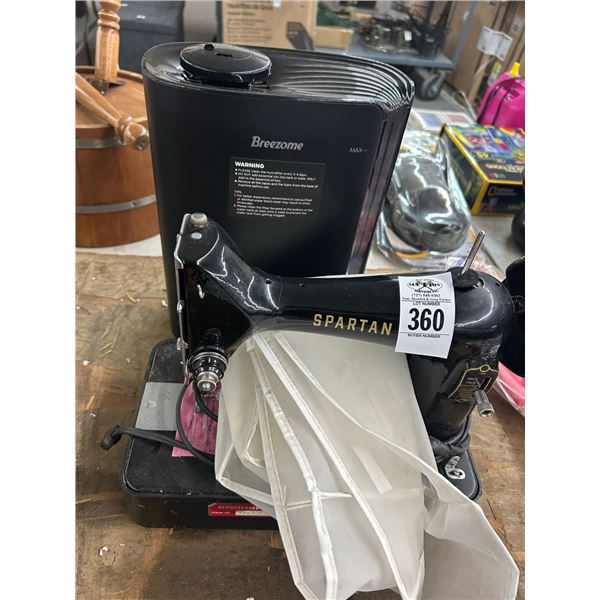 Spartin Vintage Sewing Machine, Breezone Humidifier