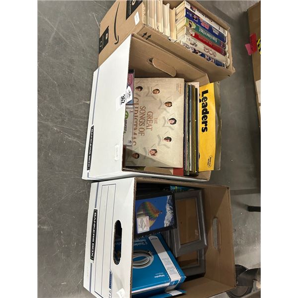 Vinyl Record Albums, VHS Movies, Plumbing Supply Line, Photo Frames