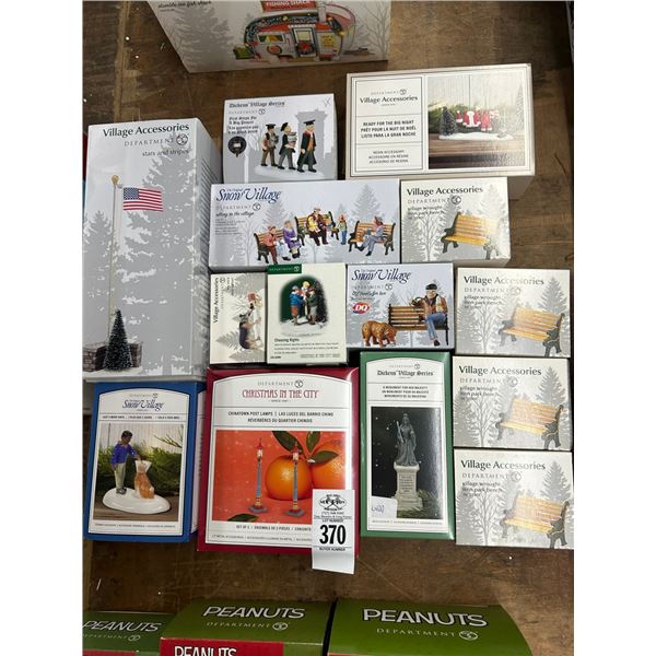 14-Dept. 56 Village Figurine/Accessory - 14 X $