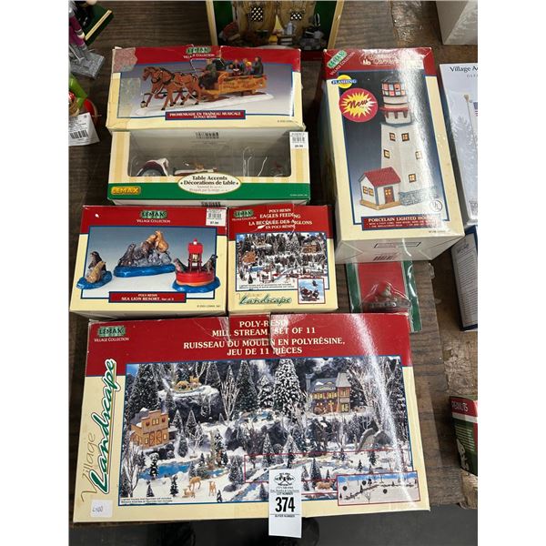 5-Lemax Village Figurine/Accessory - 5 X $