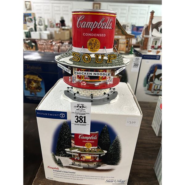 Dept. 56 Campbell's Soup Counter