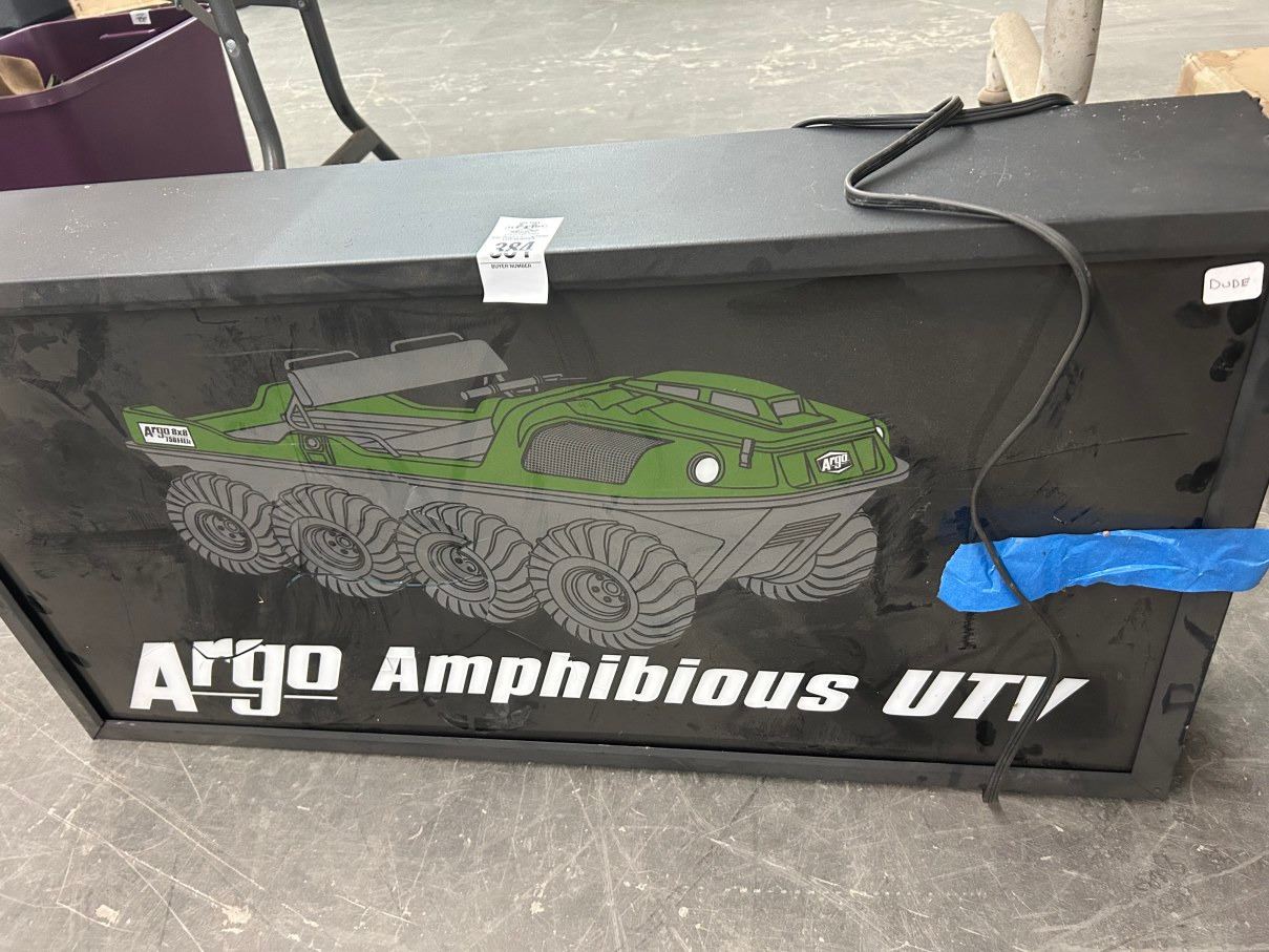 Argo Infibish UTV Lighted Sign - No Shipping