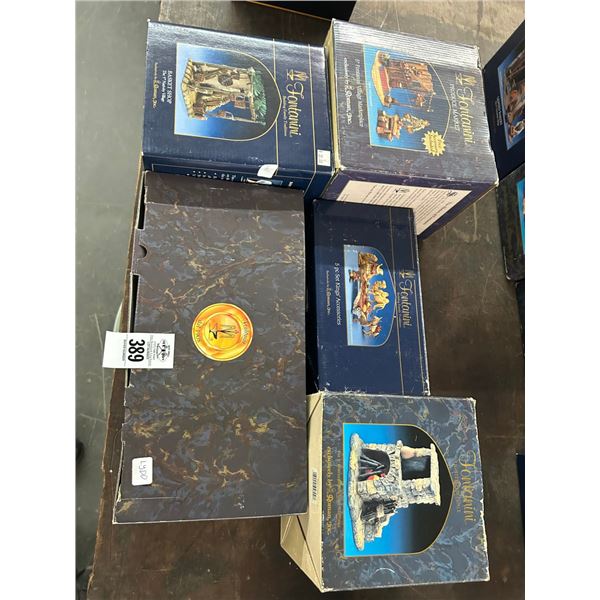 5-Fontanini Collector House/Figurine - 5 X $