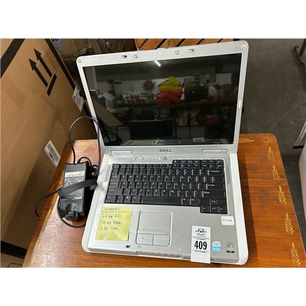 Dell Laptop Computer w/Adapter 62GBHD  2RAM  1.6GHZ