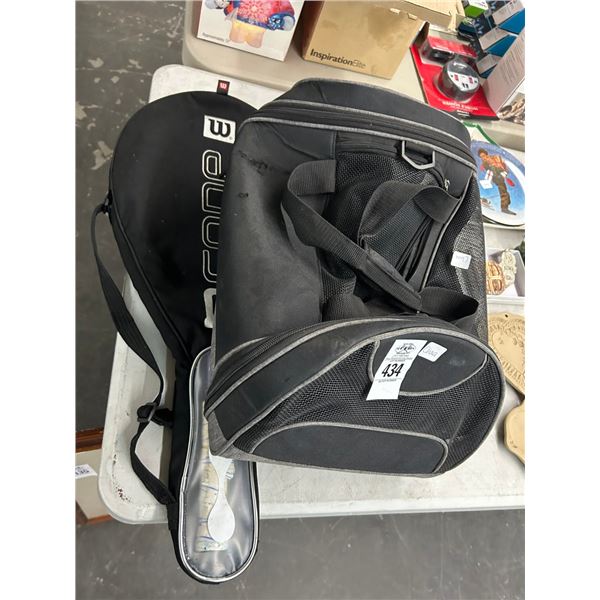 Wilson Tennis Racket, Duffle Bag