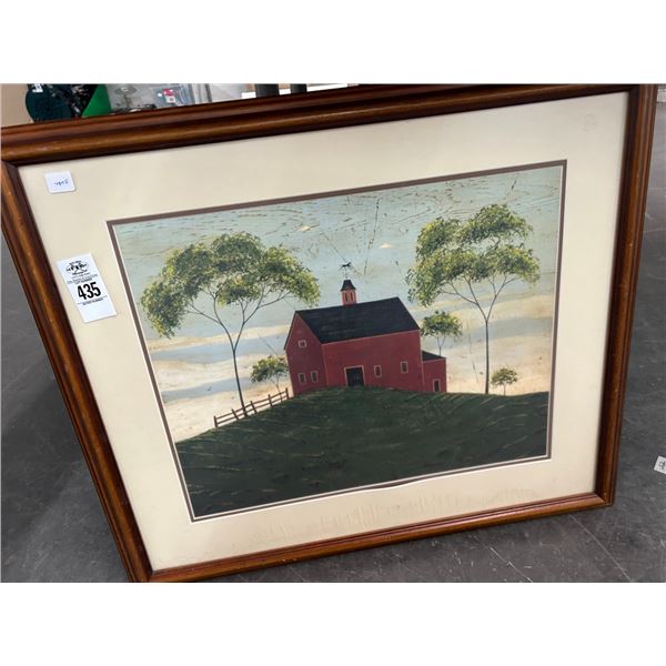 Farm House Wall Art - 20"  X  24"