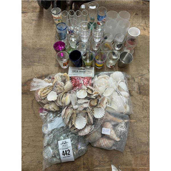 Sea Shells, Shot Glasses