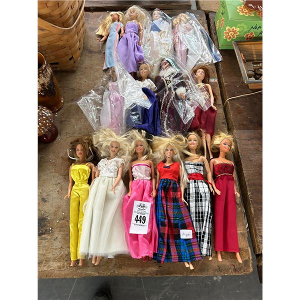 14-Collector Barbie Dolls - 14 X $