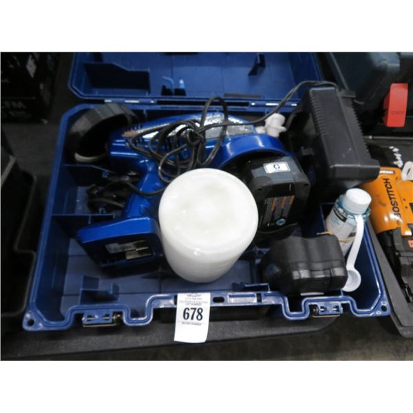 Greco Cordless Paint Spray Gun w/Case/Battery/Charger