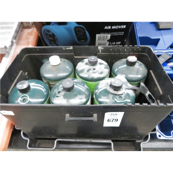 Coleman Mini LP Tanks 6 w/Battery Case