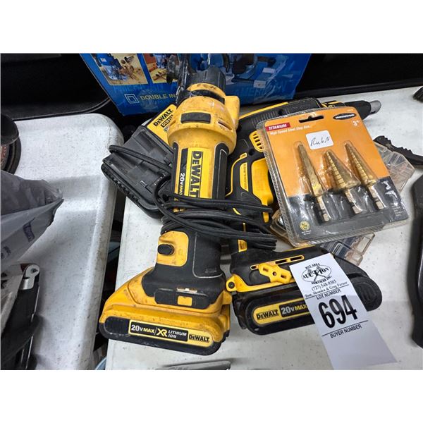 Step/Drill Bits, Dewalt Cordless Drill, Rotary Tool, Bits, Chargers