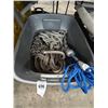 Image 1 : Tub w/Rope, Stainless Chain, Anchor
