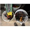 Image 2 : Buckets 3 w/Asst. Hand Tools, Glue Gun, Flashlights