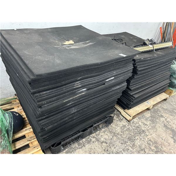 115-Rubber  1/2"  4X4  Floor Pads - 115 X $
