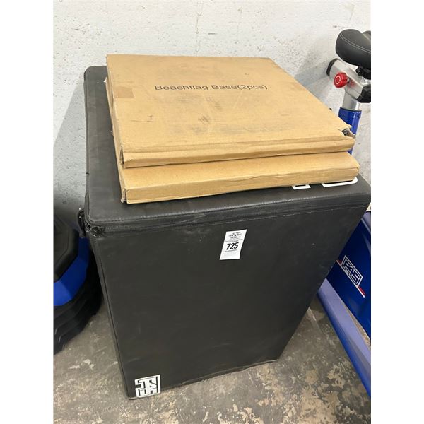 F45 Padded Cube States Do Not Use w/4 New Beach Flag Bases