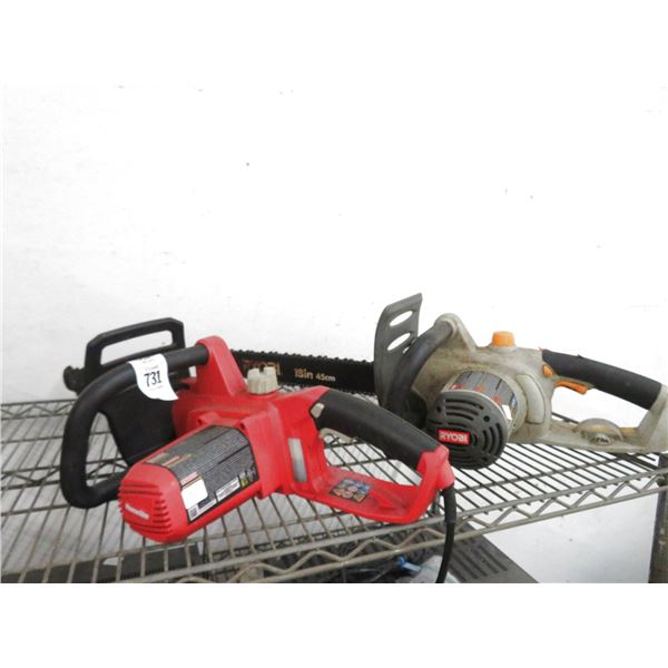 Homelite/Ryobi Electric Chainsaws - 2