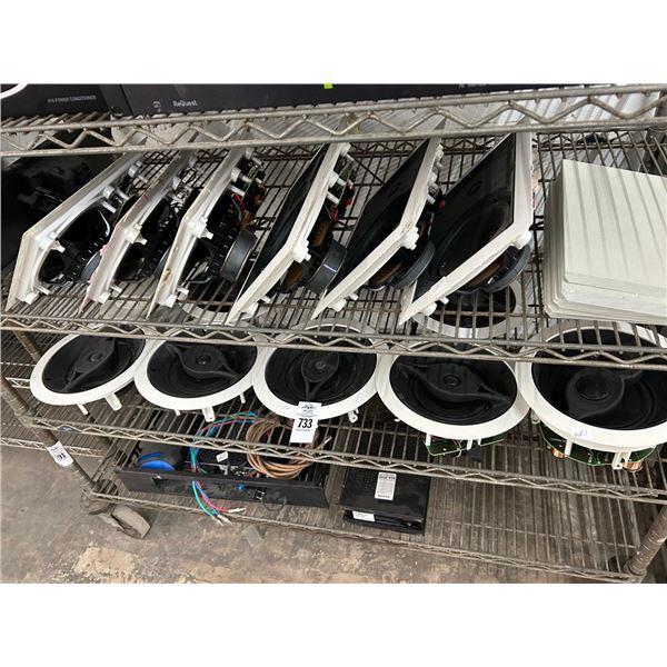 Asst. Ceiling/Wall Mount Speakers - 13