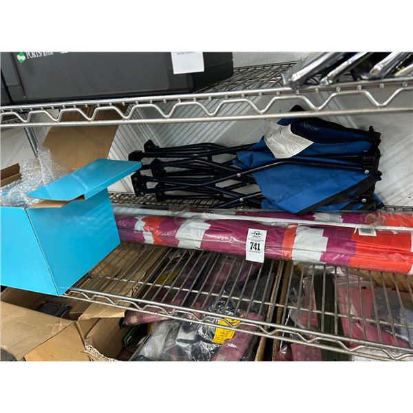 Beach Umbrellas 2, Folding Chair, Popcorn Popper