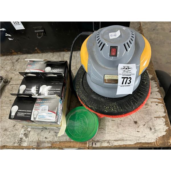 Orbital Buffer, LED Bulbs, Rubbing Compound